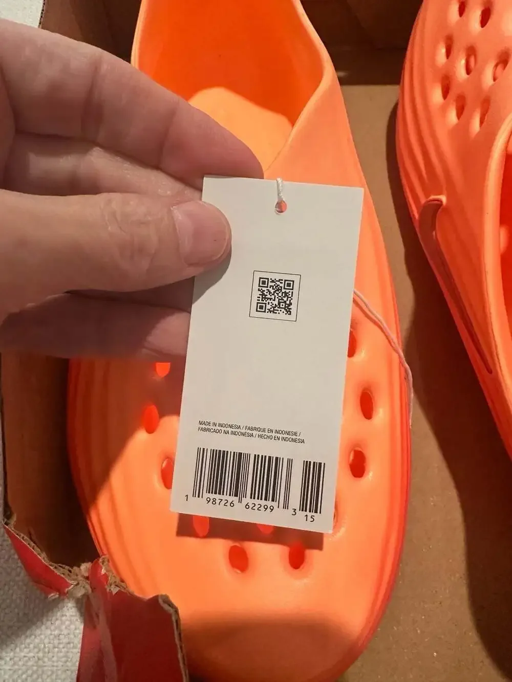 Nike ReactX Rejuven8 Casual Clogs - Orange Pulse/Hot Lava